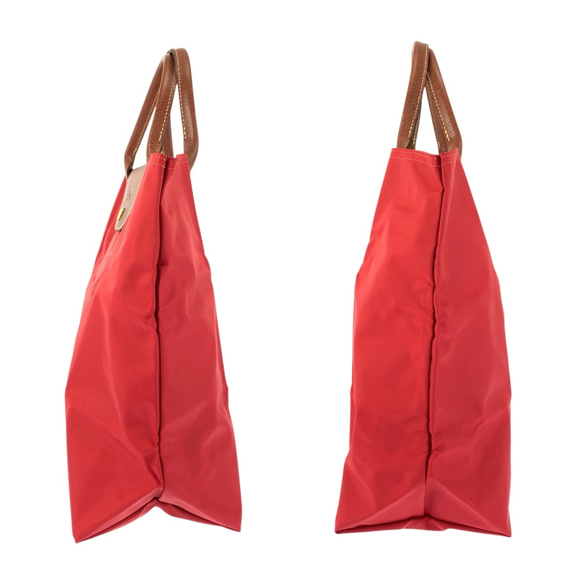24774
Longchamp ロンシャン ル プリアージュ レッド ブラウン ゴールド金具 ナイロン / レザー 2704089545 ハンドバッグ トートバッグ レディース A14