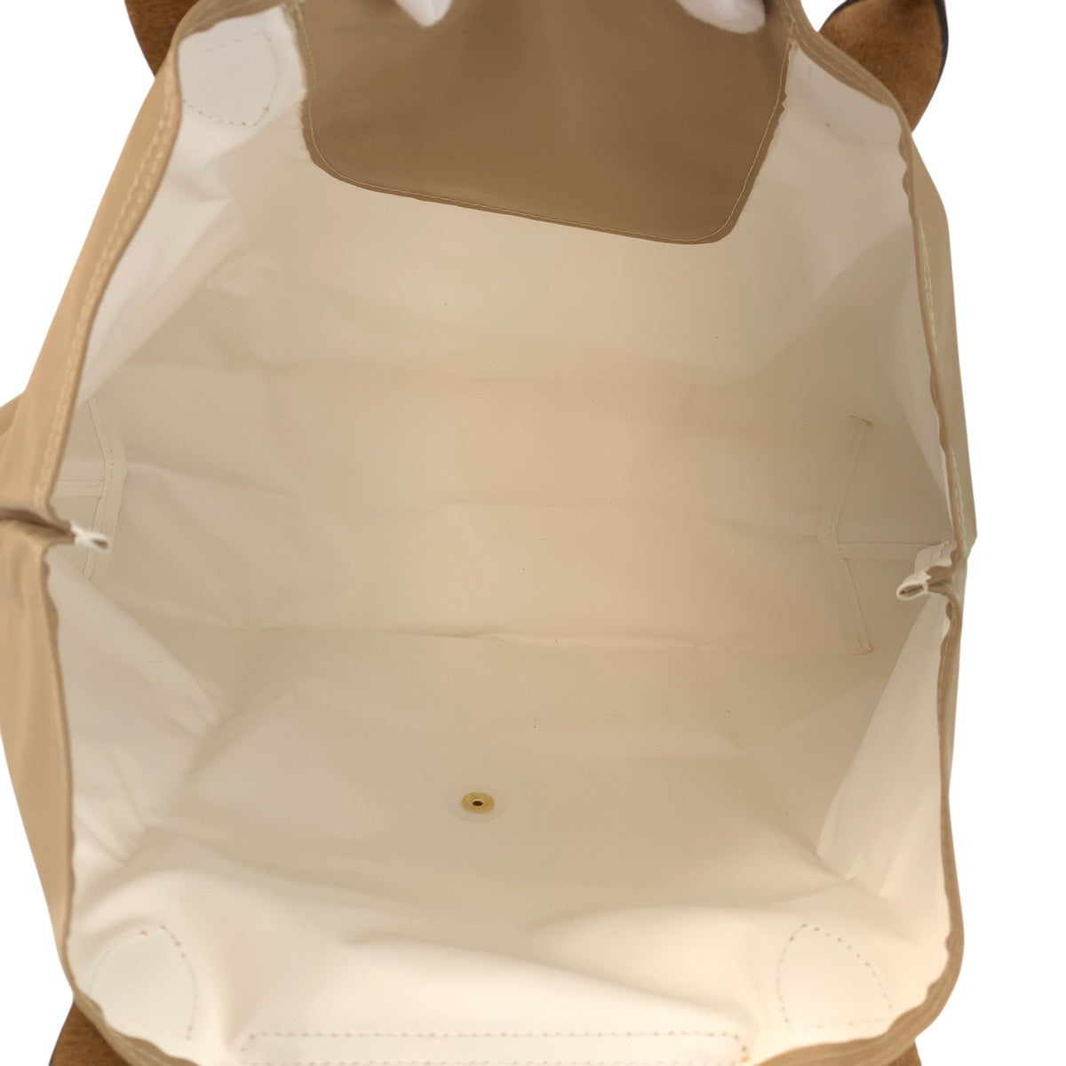 24776
Longchamp ロンシャン ル プリアージュ ベージュ ブラウン ゴールド金具 ナイロン / レザー 2704089841 ハンドバッグ トートバッグ レディース A14