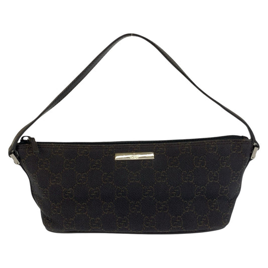 24779
GUCCI グッチ ブラウン GGキャンバス 07198 ハンドバッグ アクセサリーポーチ レディース A35