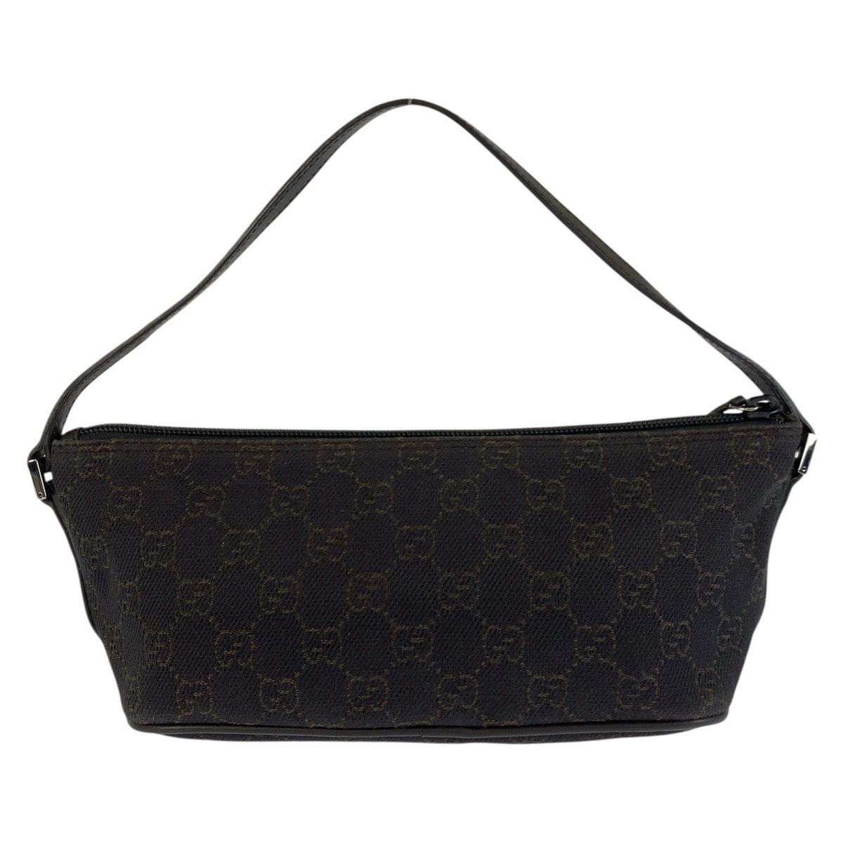24779
GUCCI グッチ ブラウン GGキャンバス 07198 ハンドバッグ アクセサリーポーチ レディース A35