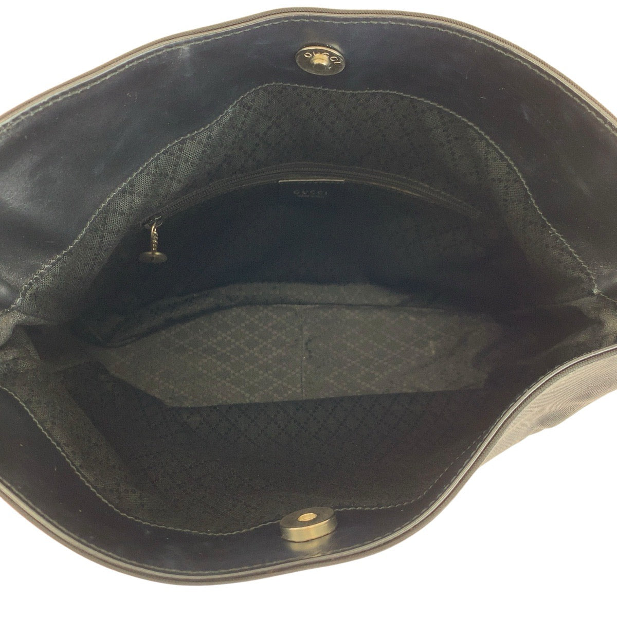 24794
GUCCI グッチ バンブー ブラック 黒 シルバー金具 ナイロン / レザー 001 1638 ショルダーバッグ ハンドバッグ レディース ABP23