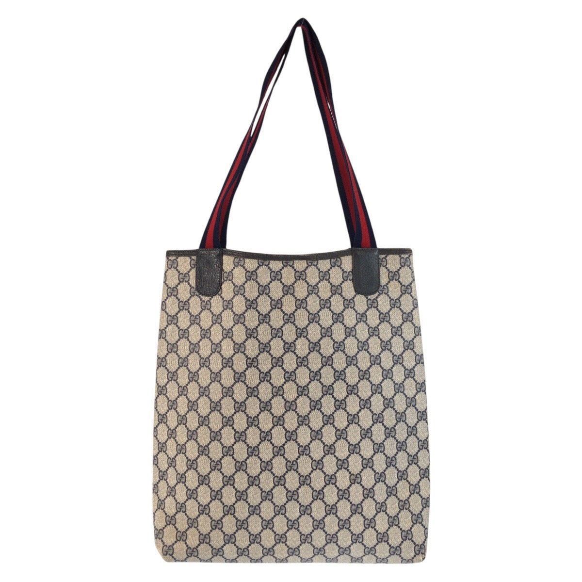 24799
GUCCI グッチ ヴィンテージ シェリーライン ブルー グレー GGスプリームキャンバス / レザー 39 02 003 ショルダーバッグ レディース AB21