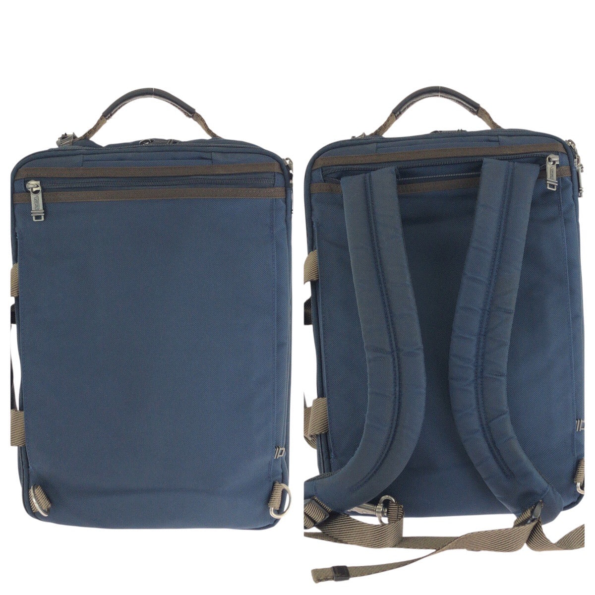 24804
TUMI トゥミ ALPHA BRAVO グレイソン スリーウェイ ブリーフ ネイビー ブラウン シルバー金具 ナイロン 2223398NVYO ビジネスバッグ ブリーフケース メンズ ABP7