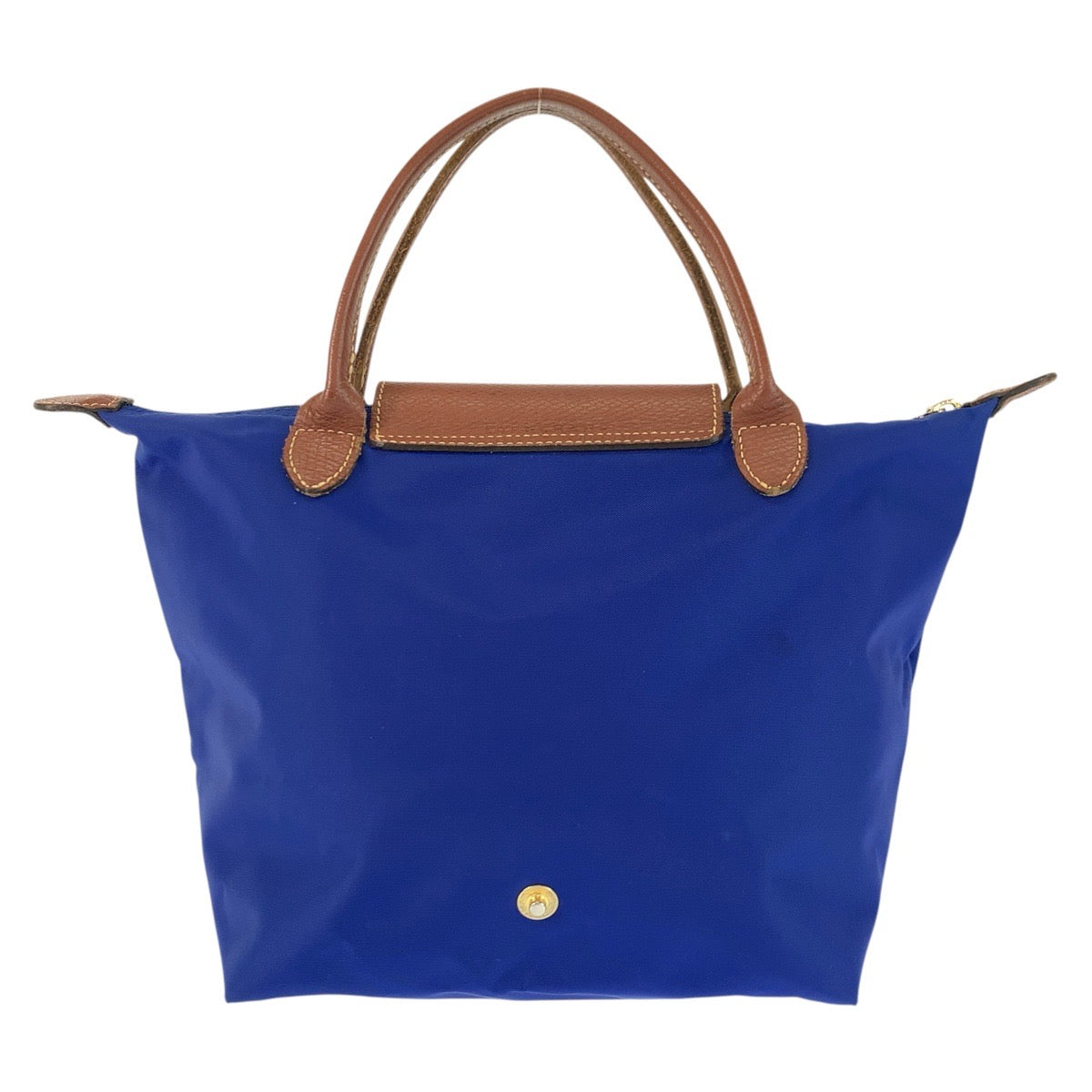24805
Longchamp ロンシャン ルプリアージュ ブルー ブラウン ゴールド金具 ナイロン / レザー 1621089683 トートバッグ ハンドバッグ レディース AB14
