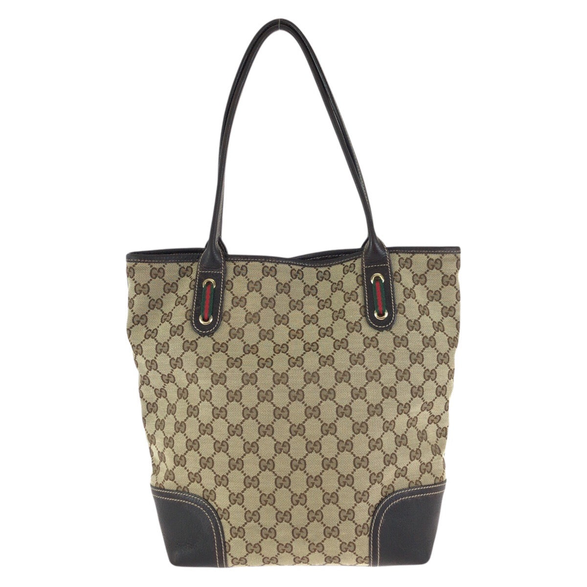 24808
GUCCI グッチ プリンシー ベージュ ブラウン ゴールド金具 GGキャンバス / レザー 181779 トートバッグ ショルダーバッグ レディース ABP36