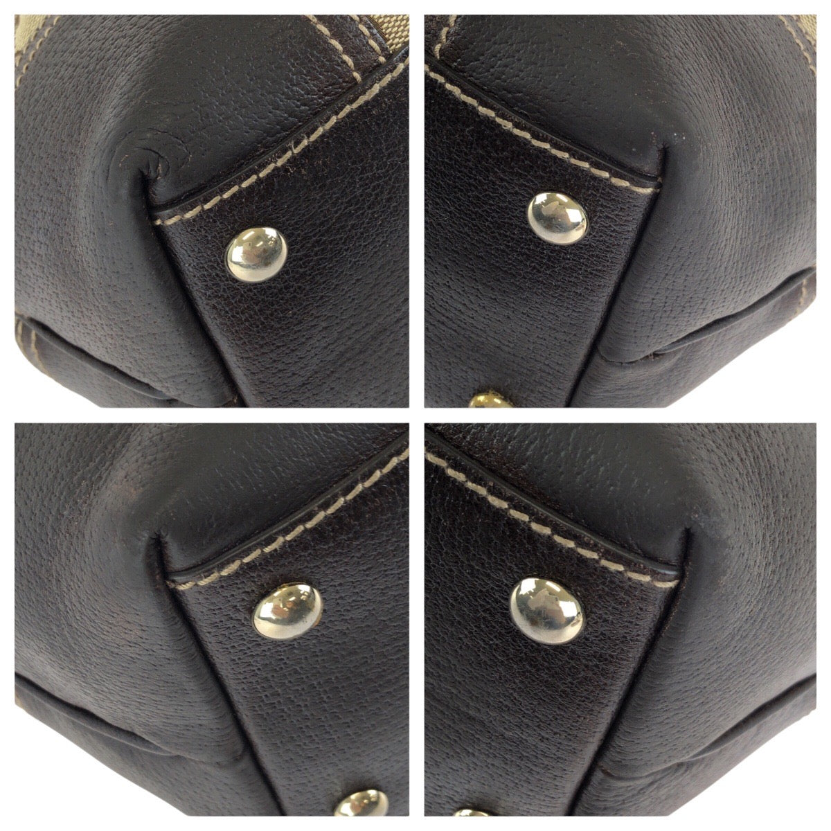 24808
GUCCI グッチ プリンシー ベージュ ブラウン ゴールド金具 GGキャンバス / レザー 181779 トートバッグ ショルダーバッグ レディース ABP36