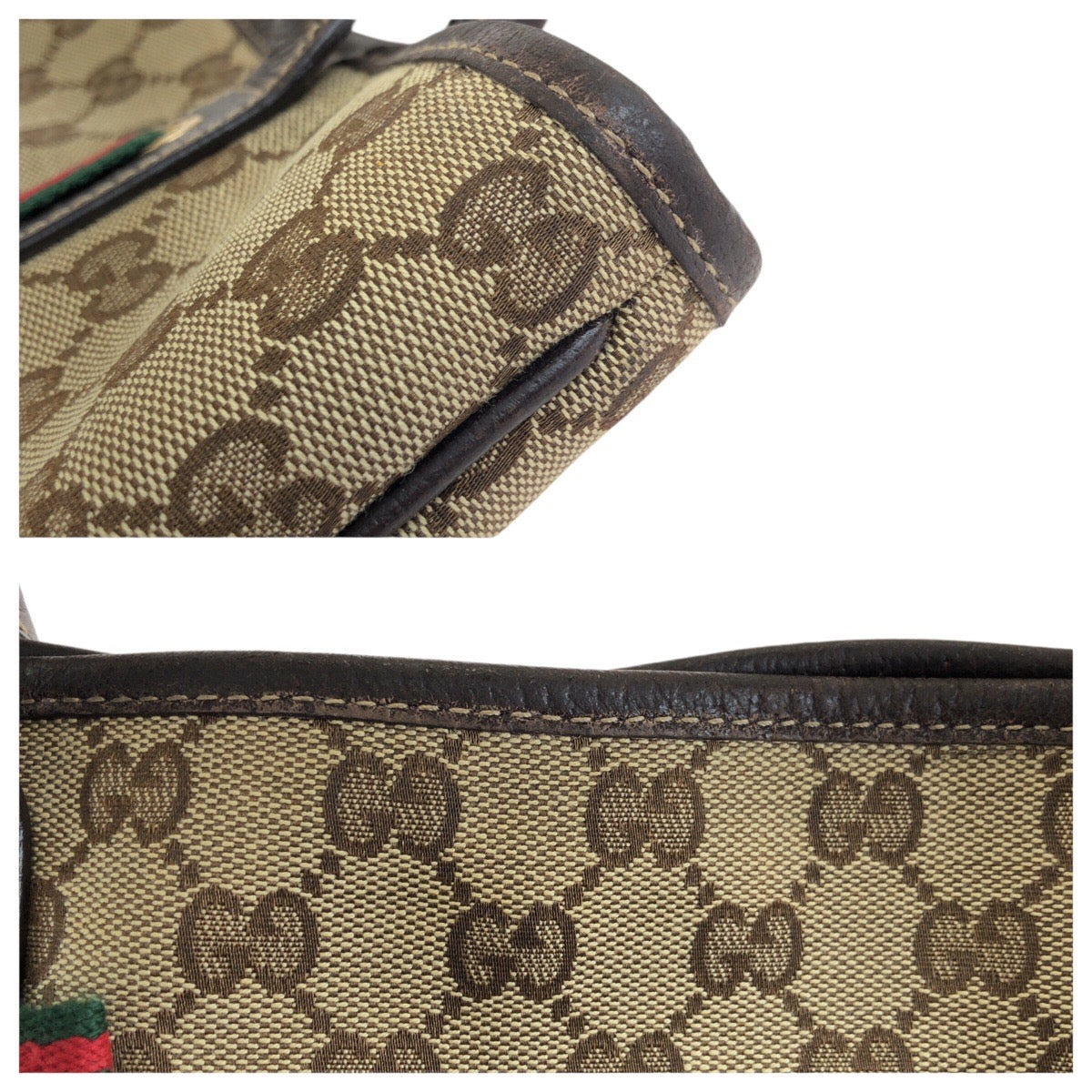 24808
GUCCI グッチ プリンシー ベージュ ブラウン ゴールド金具 GGキャンバス / レザー 181779 トートバッグ ショルダーバッグ レディース ABP36