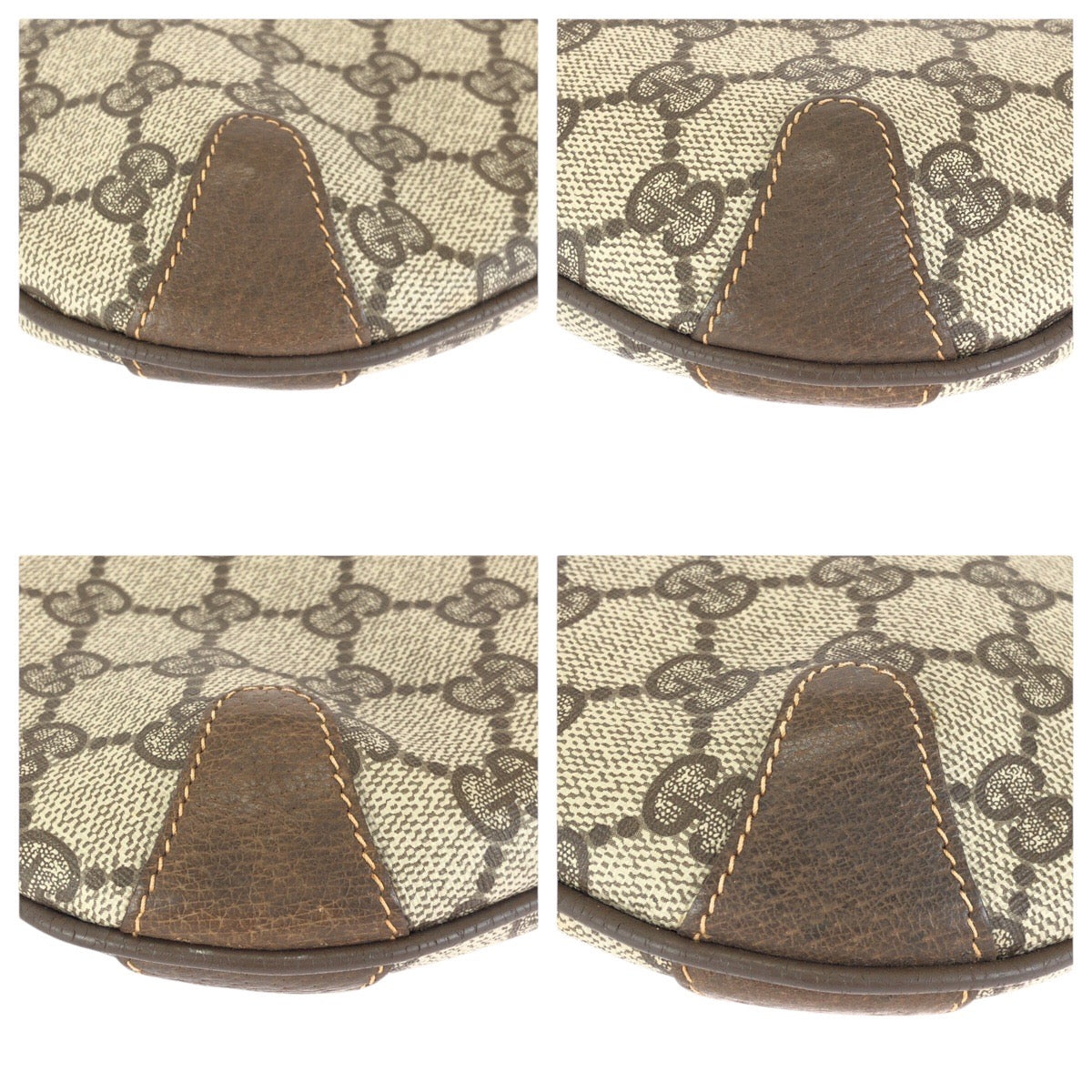 24809
GUCCI グッチ ヴィンテージ シェリーライン ベージュ ブラウン ゴールド金具 GGスプリームキャンバス / レザー 904 02 026 ショルダーバッグ メッセンジャーバッグ レディース AB42
