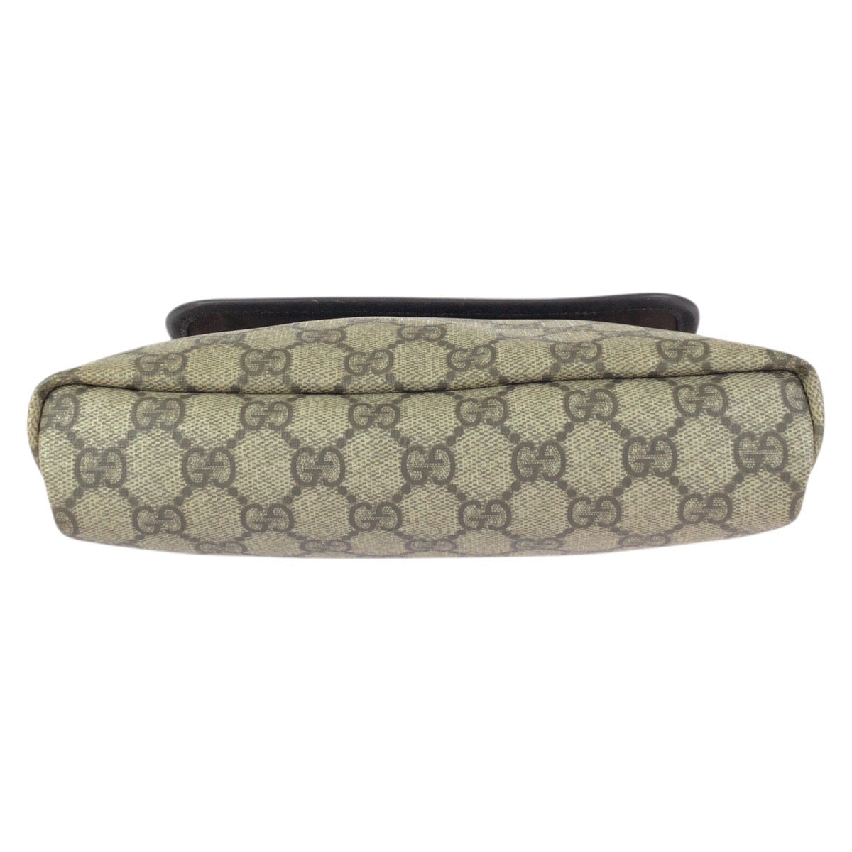 24810
GUCCI グッチ ベージュ ブラウン ゴールド金具 GGスプリームキャンバス / レザー 223666 ショルダーバッグ メッセンジャーバッグ レディース ABP42