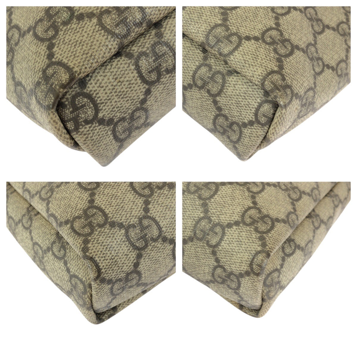 24810
GUCCI グッチ ベージュ ブラウン ゴールド金具 GGスプリームキャンバス / レザー 223666 ショルダーバッグ メッセンジャーバッグ レディース ABP42