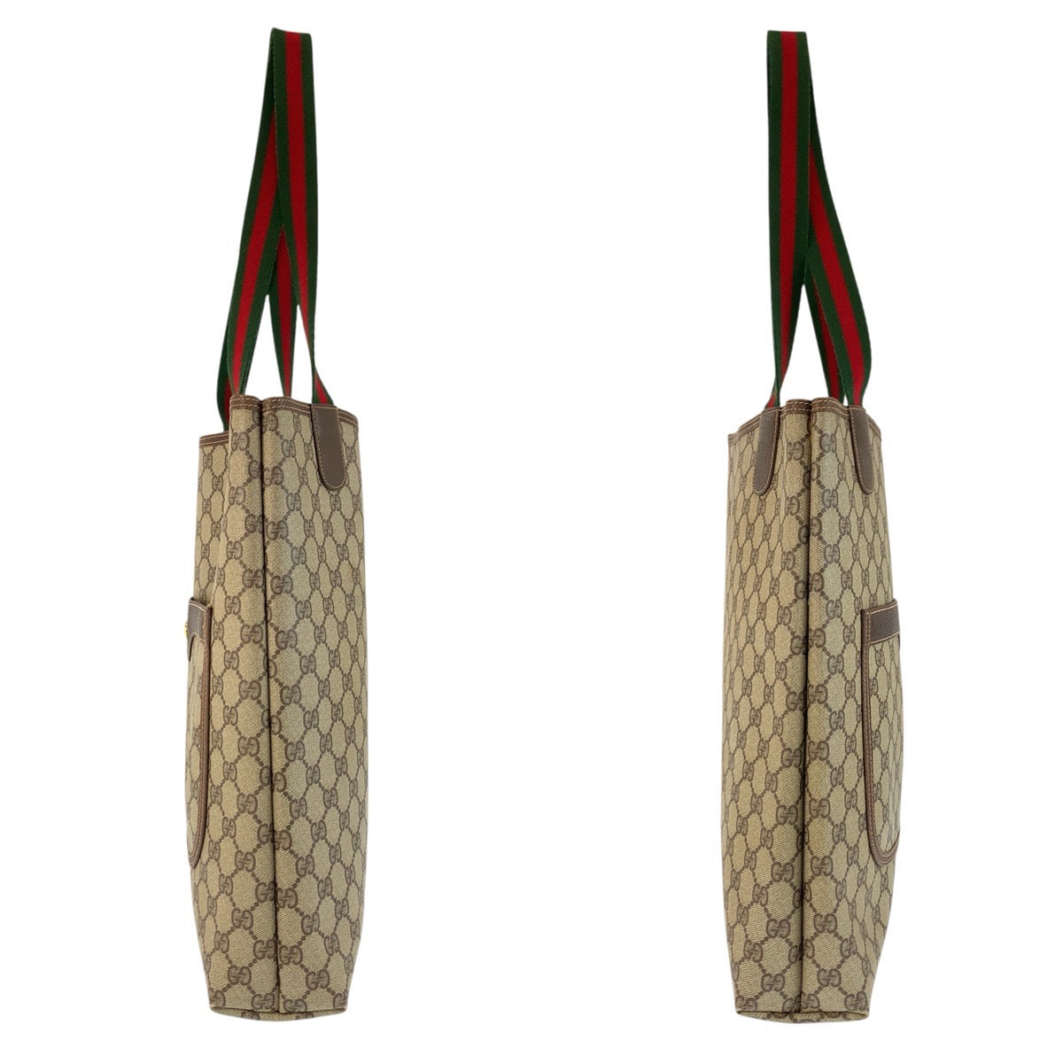 24811
GUCCI グッチ ヴィンテージ シェリーライン ベージュ GGスプリームキャンバス 40 02 003 トートバッグ ショルダーバッグ レディース ABP28