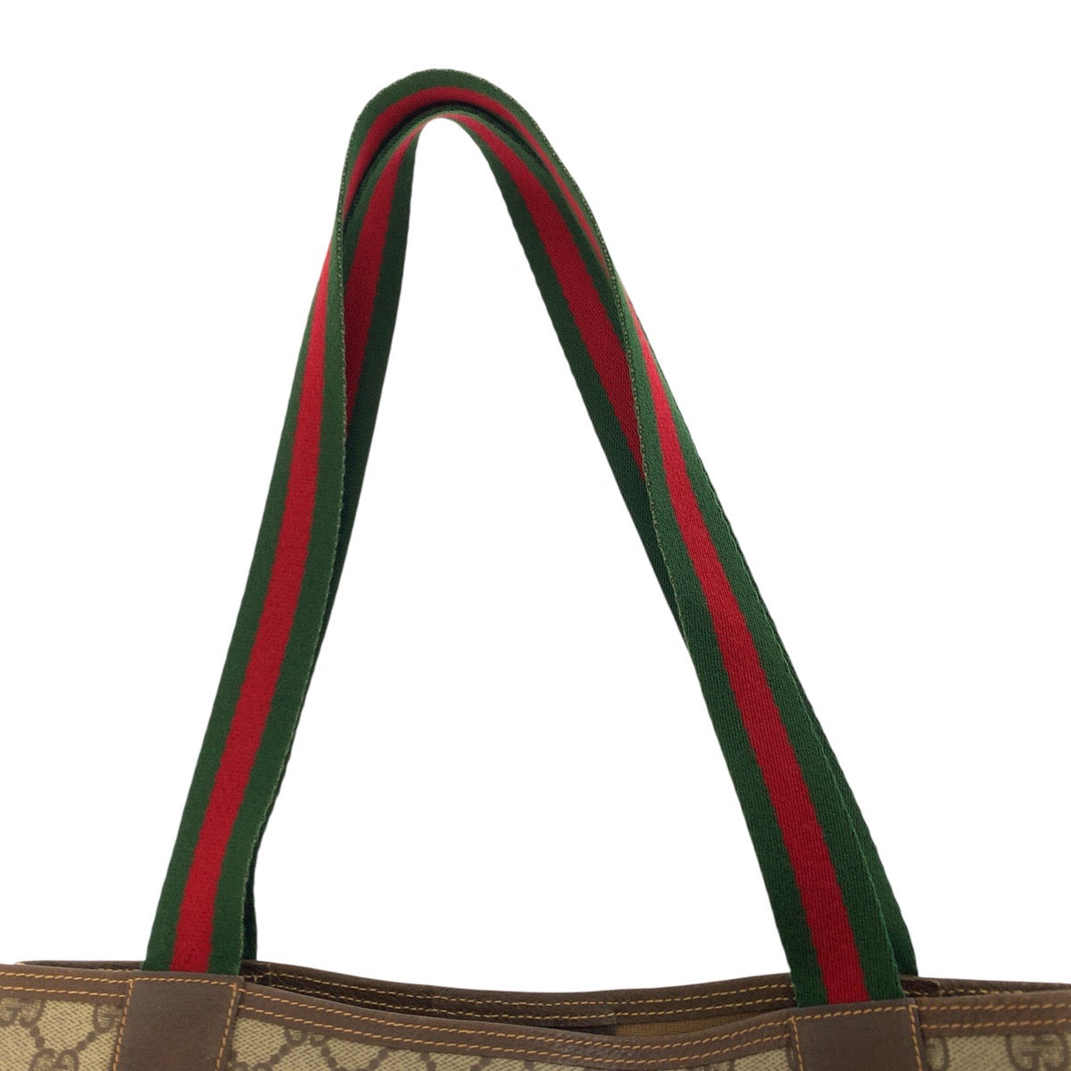 24811
GUCCI グッチ ヴィンテージ シェリーライン ベージュ GGスプリームキャンバス 40 02 003 トートバッグ ショルダーバッグ レディース ABP28