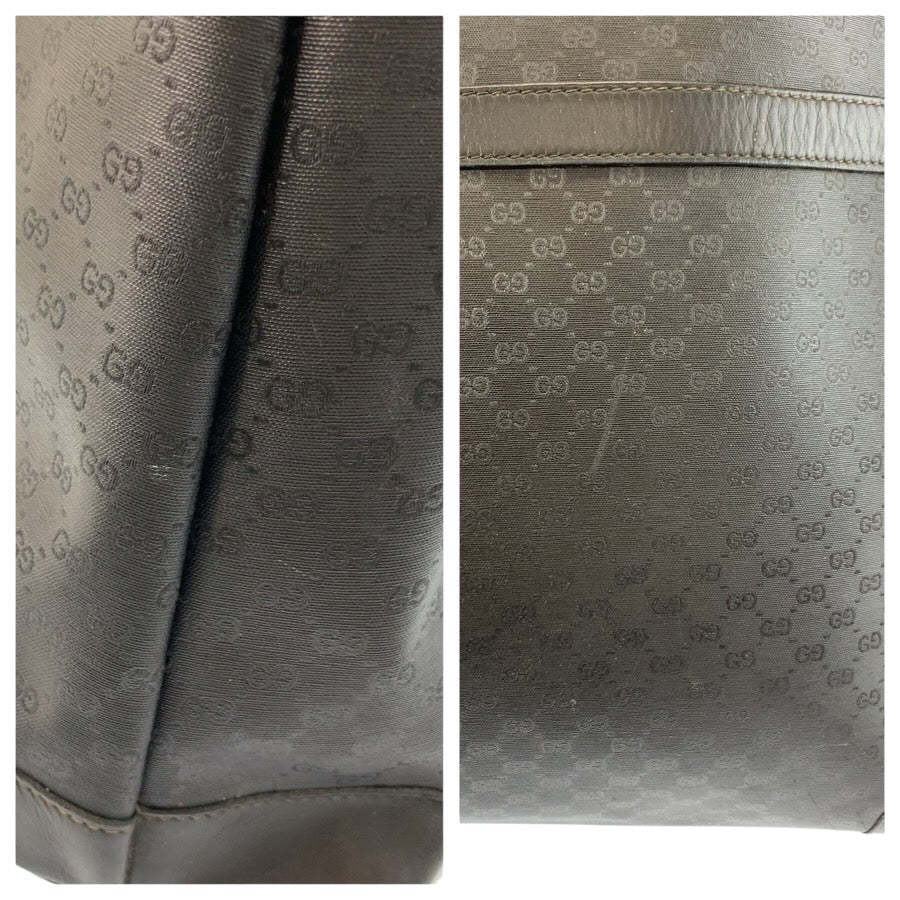 24814
GUCCI グッチ ヴィンテージ マイクロGG シェリーライン ブラック 黒 PVC 002 084 0215 トートバッグ ショルダーバッグ ボストンバッグ レディース ABP42
