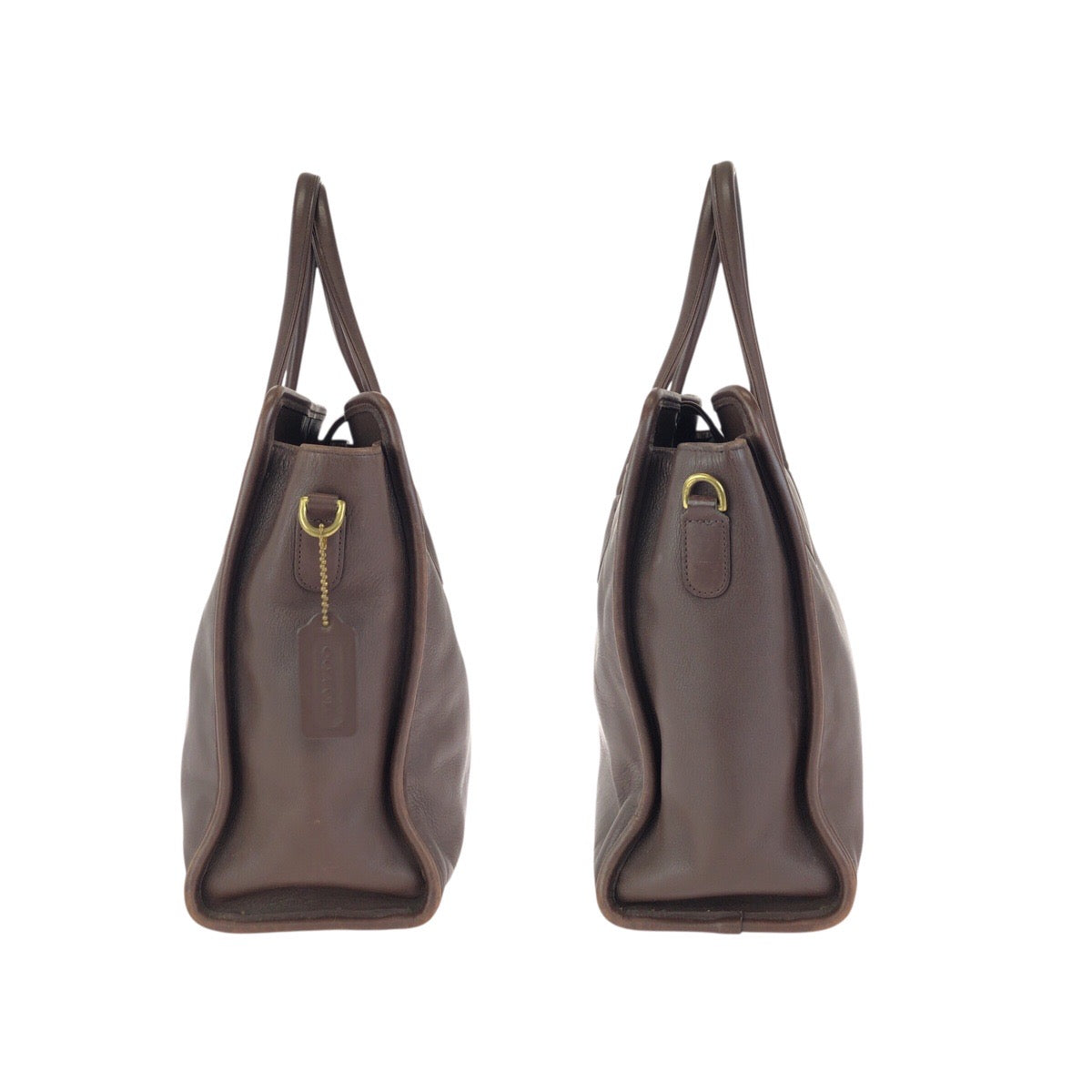 24819
COACH コーチ ヴィンテージ オールドコーチ ２way ブラウン ゴールド金具 レザー 7302 ビジネスバッグ ショルダーバッグ 男女兼用 レディース AB14