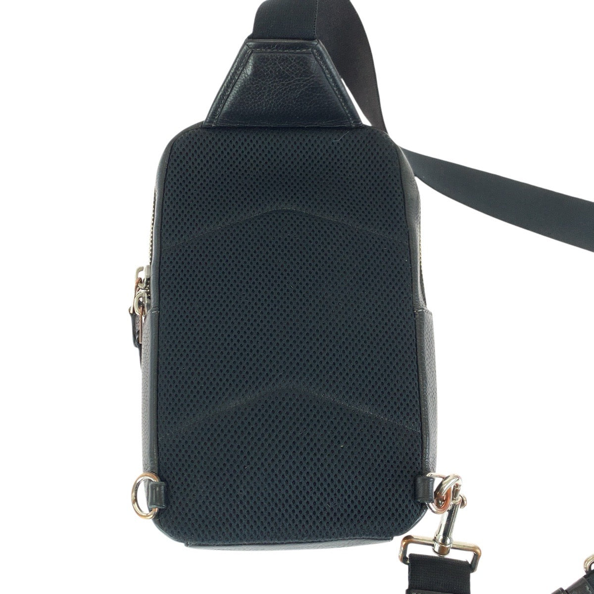 24823
COACH コーチ シグネチャー 星 ブラック 黒 ブラウン レザー / キャンバス CO929 ボディバッグ ショルダーバッグ メンズ AB8