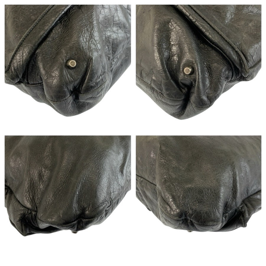 24827
BALENCIAGA バレンシアガ クラシックスクエア ブラック 黒 レザー 224889 トートバッグ ショルダーバッグ メンズ ABP49