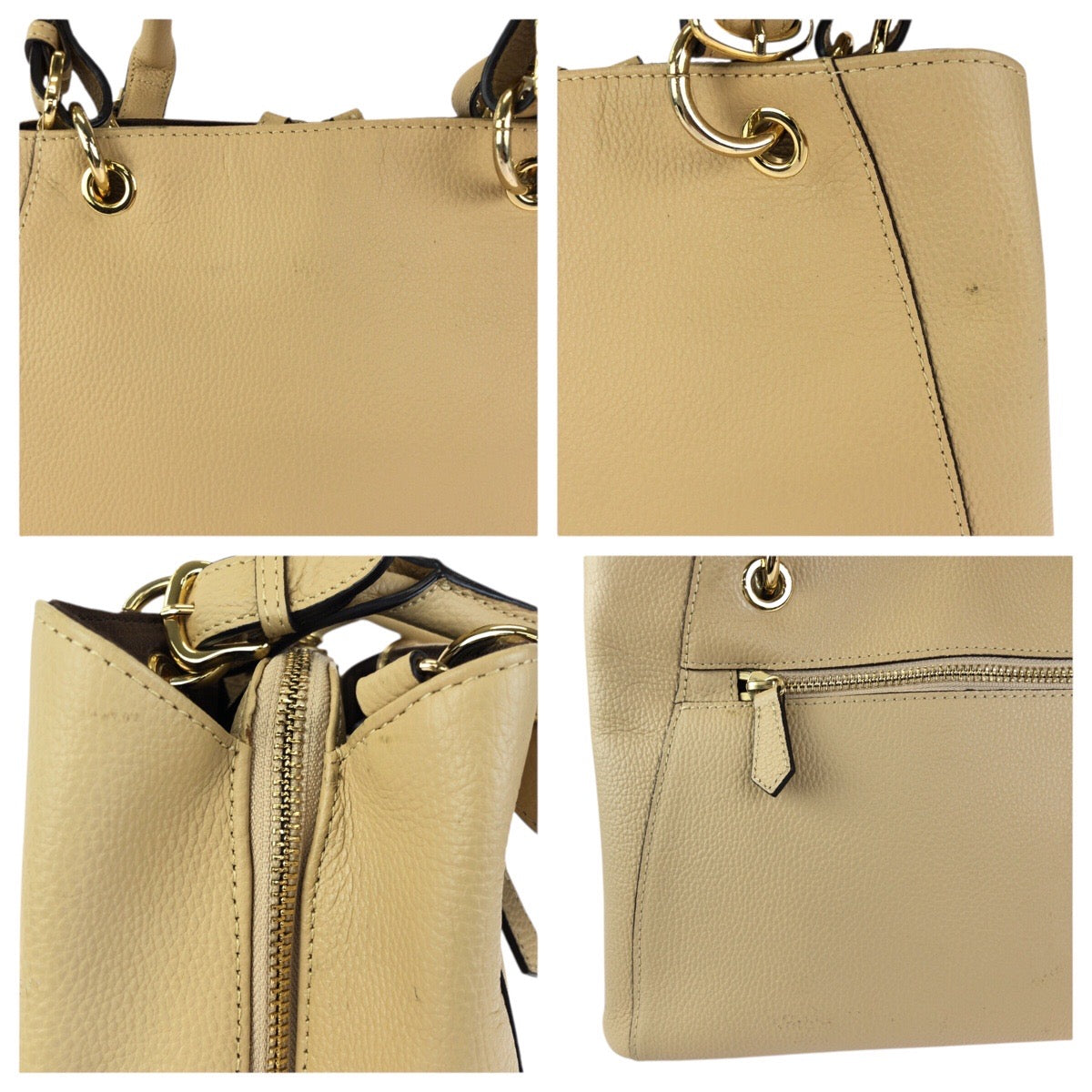 24828
Samantha Thavasa サマンサタバサ NEOルイーザ ２way ベージュ ゴールド金具 レザー ハンドバッグ ショルダーバッグ レディース ABP8