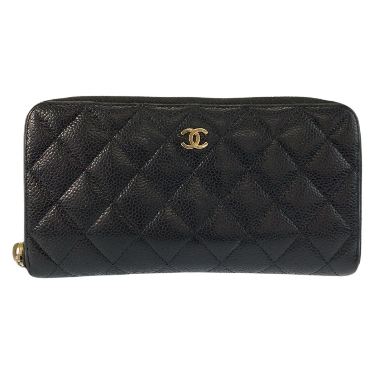 24844
CHANEL シャネル マトラッセ ココマーク ブラック 黒 ゴールド金具 レザー 長財布 ロングウォレット レディース ABP42