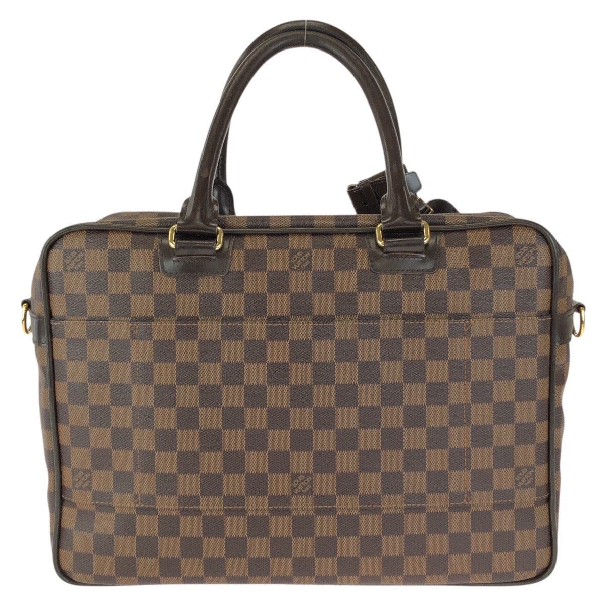 24853
LOUIS VUITTON ルイヴィトン ダミエ エベヌ イカール 2way ブラウン ゴールド金具 PVC / レザー N23252 ビジネスバッグ ブリーフケース メンズ ABP65