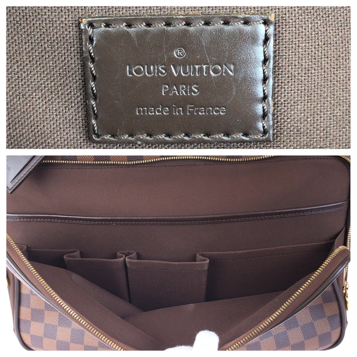 24853
LOUIS VUITTON ルイヴィトン ダミエ エベヌ イカール 2way ブラウン ゴールド金具 PVC / レザー N23252 ビジネスバッグ ブリーフケース メンズ ABP65