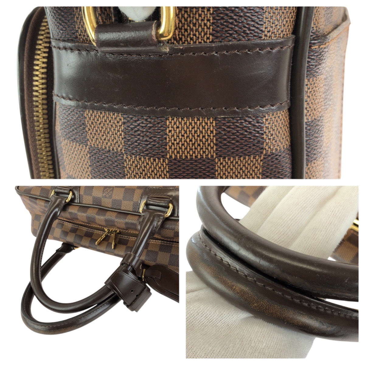 24853
LOUIS VUITTON ルイヴィトン ダミエ エベヌ イカール 2way ブラウン ゴールド金具 PVC / レザー N23252 ビジネスバッグ ブリーフケース メンズ ABP65