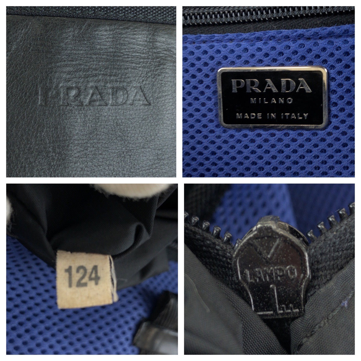 24854
PRADA プラダ ブラック 黒 シルバー金具 レザー / ナイロン トートバッグ ショルダーバッグ 男女兼用 レディース ABP42