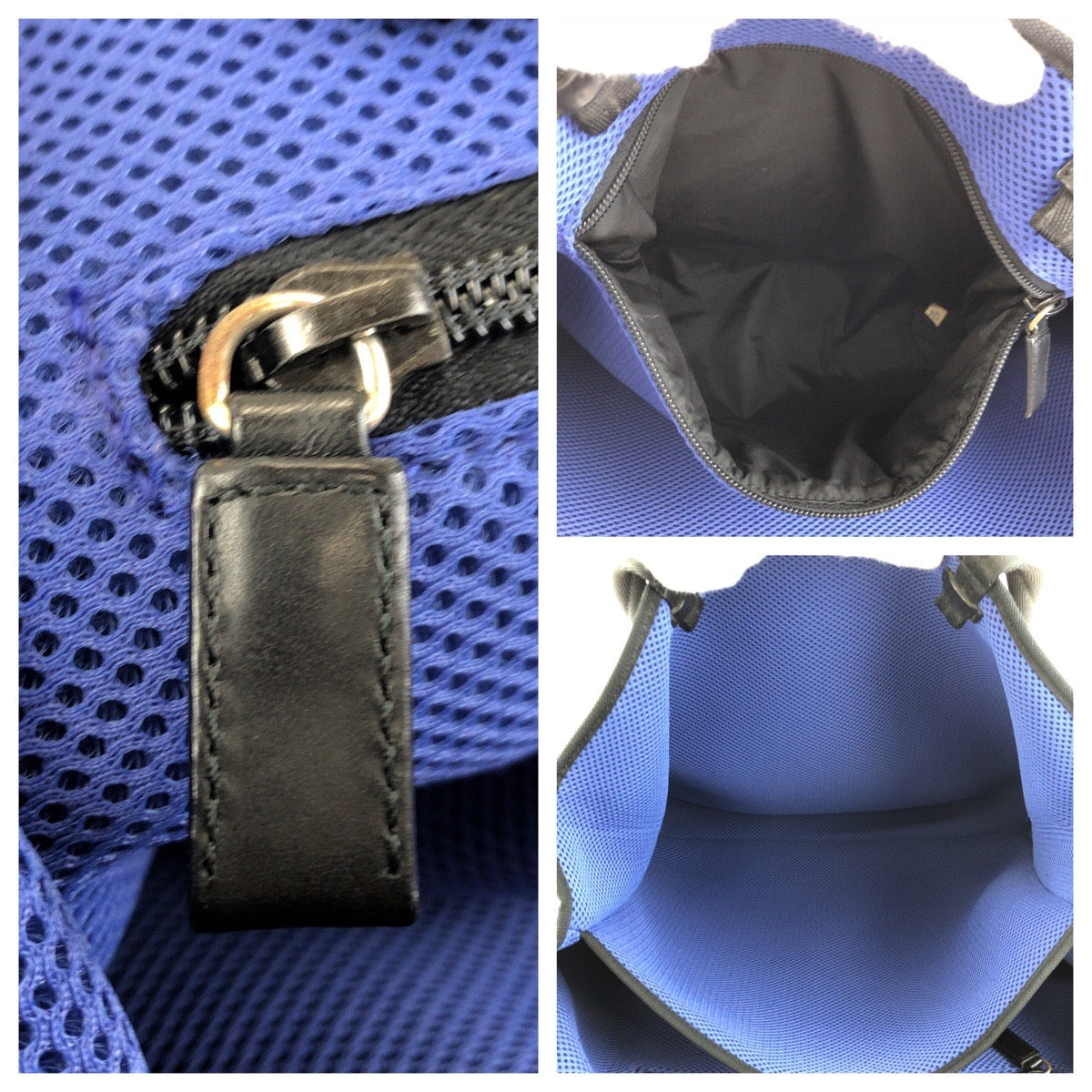 24854
PRADA プラダ ブラック 黒 シルバー金具 レザー / ナイロン トートバッグ ショルダーバッグ 男女兼用 レディース ABP42
