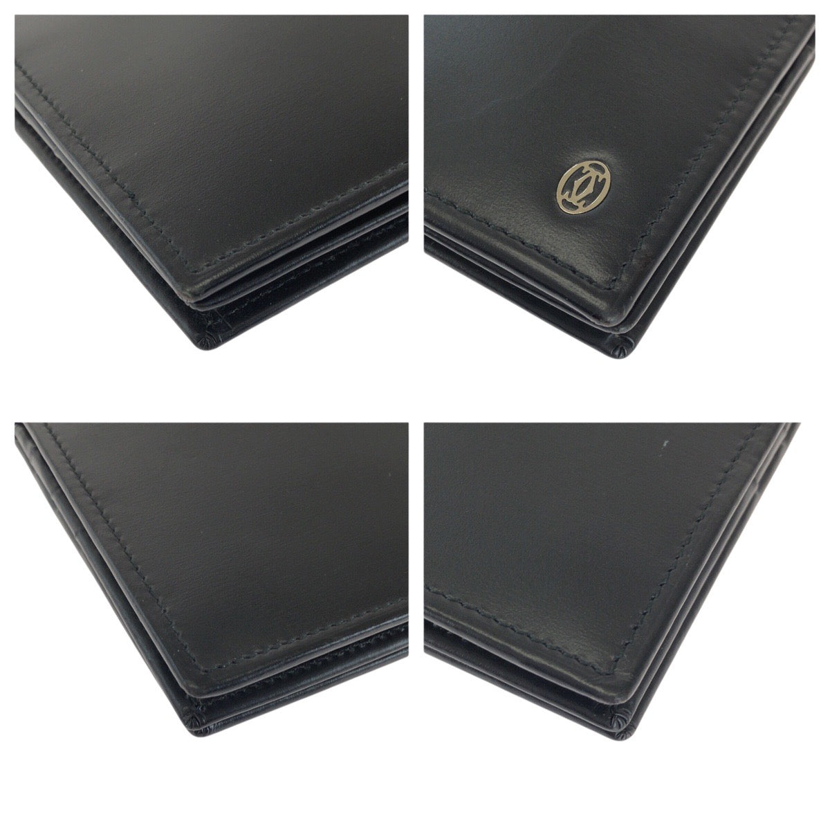 24856
CARTIER カルティエ パシャ ドゥ カルティエ ブラック 黒 シルバー金具 レザー 長財布 ロングウォレット メンズ A26