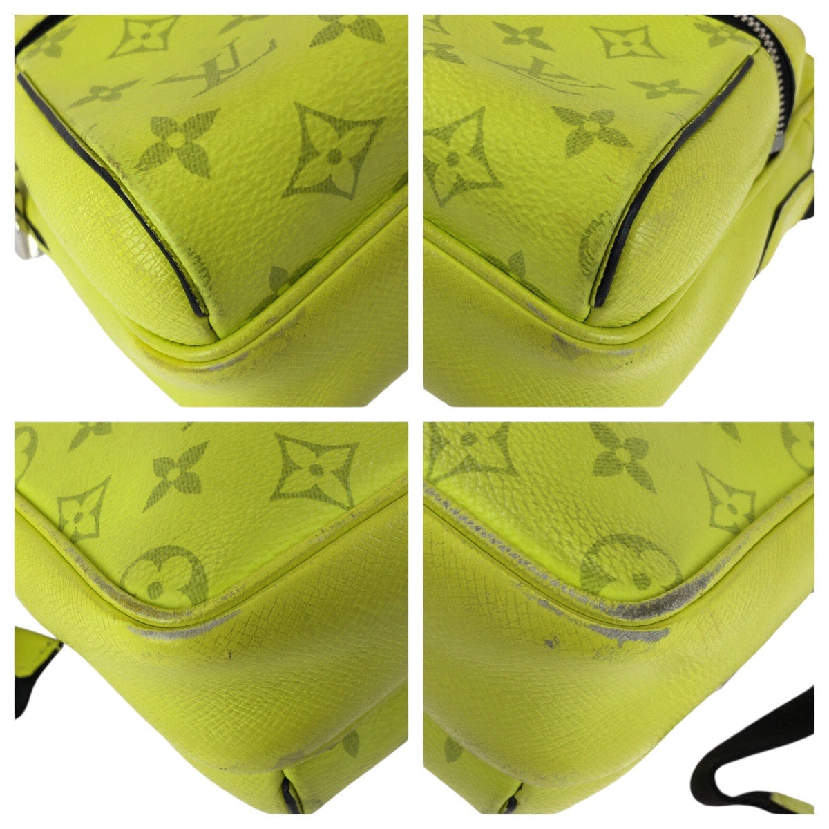 24861
LOUIS VUITTON ルイヴィトン タイガラマ モノグラム アウトドア メッセンジャー PM イエロー ブラック シルバー金具 PVC M30239 ショルダーバッグ メッセンジャーバッグ レディース AB78