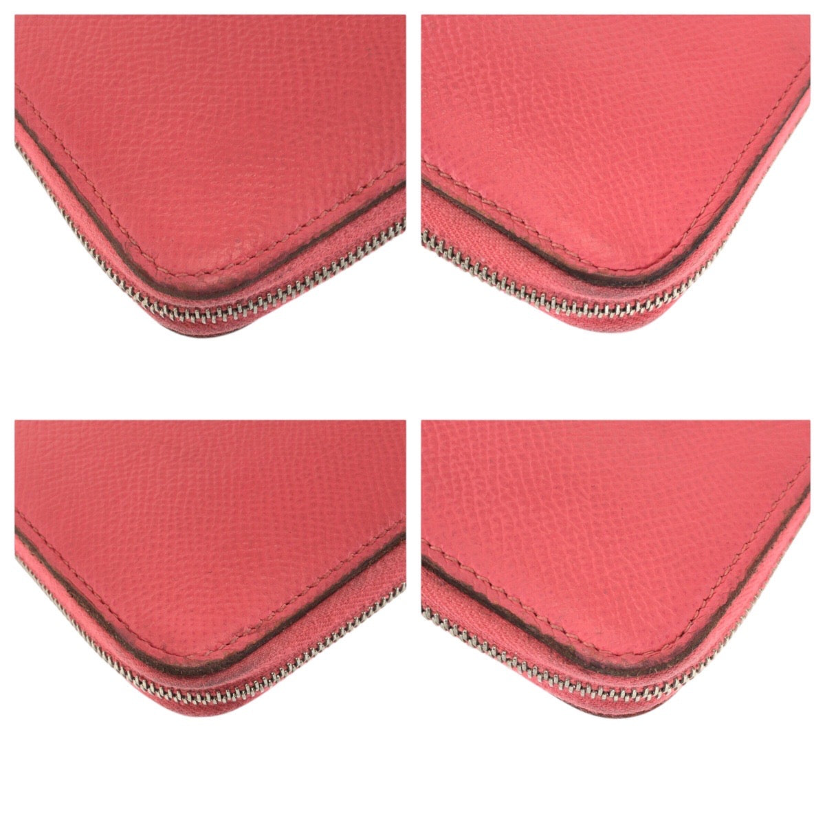 24862
HERMES エルメス アザップ ロング シルクイン ローズアザレ ピンク シルバー金具 ヴォーエプソン 長財布 ラウンドファスナー C刻印 レディース ABP42