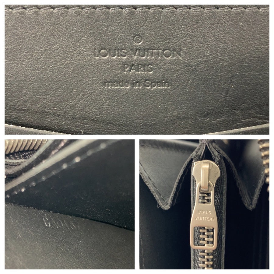 24864
LOUIS VUITTON ルイヴィトン ダミエアンフィニ ジッピーXL オニキス ブラック PVC N61254 長財布 オーガナイザー メンズ A65