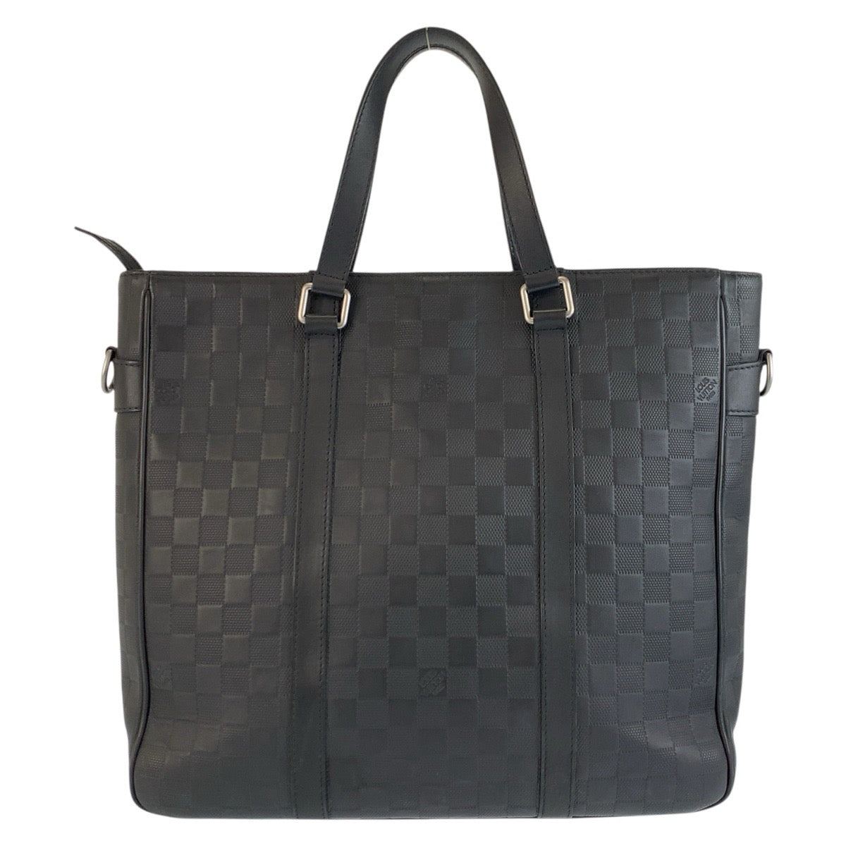 24866
LOUIS VUITTON ルイヴィトン ダミエアンフィニ タダオPM オニキス ブラック シルバー金具 レザー N41269 トートバッグ ビジネスバッグ メンズ ABP68