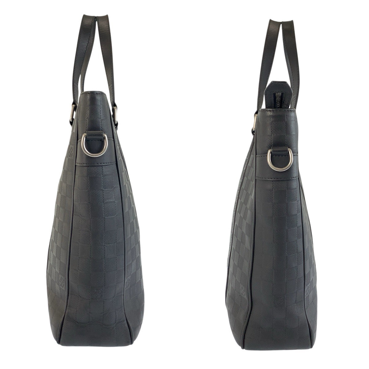 24866
LOUIS VUITTON ルイヴィトン ダミエアンフィニ タダオPM オニキス ブラック シルバー金具 レザー N41269 トートバッグ ビジネスバッグ メンズ ABP68