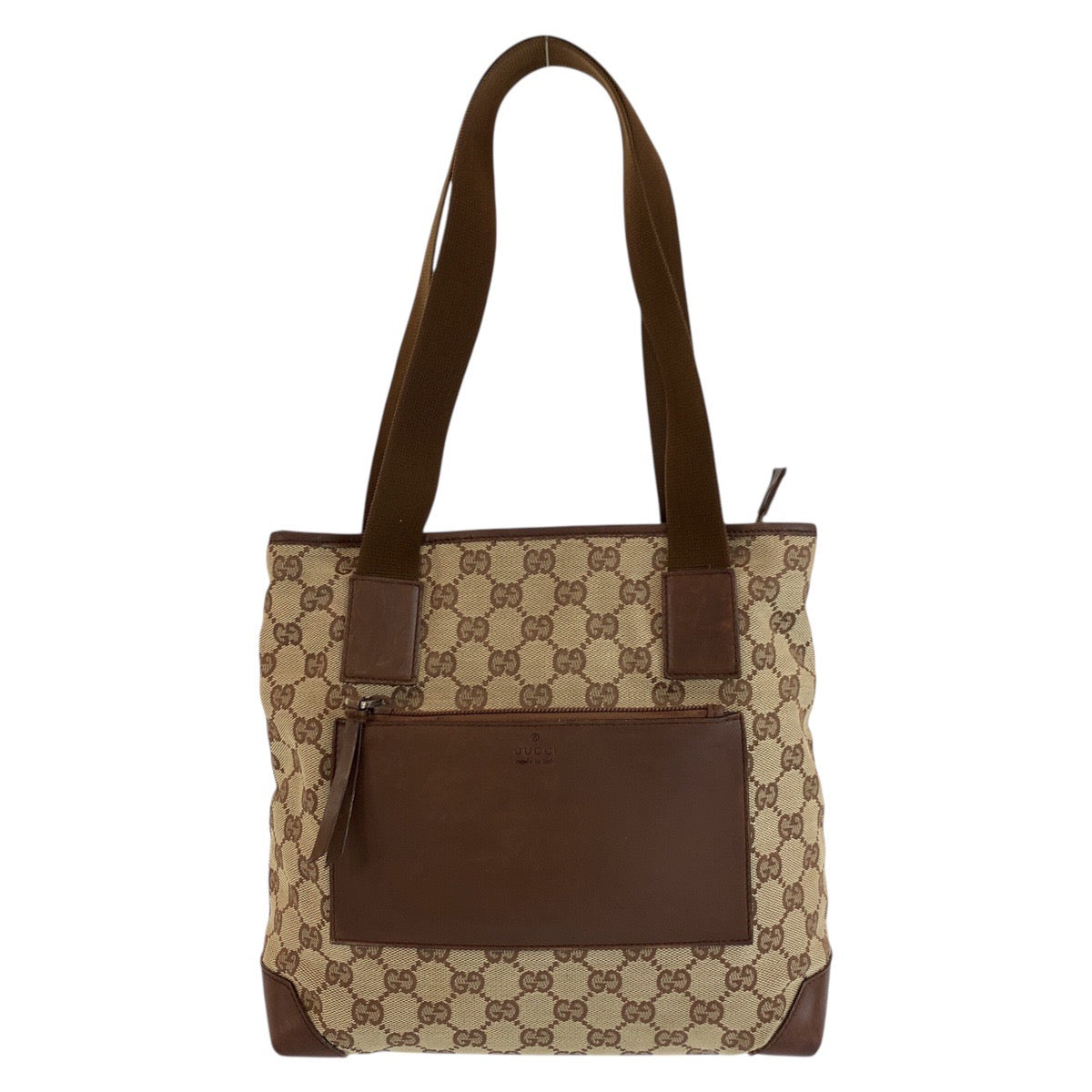 24871
GUCCI グッチ ブラウン ベージュ GGキャンバス / レザー 28893 トートバッグ ショルダーバッグ レディース AB16