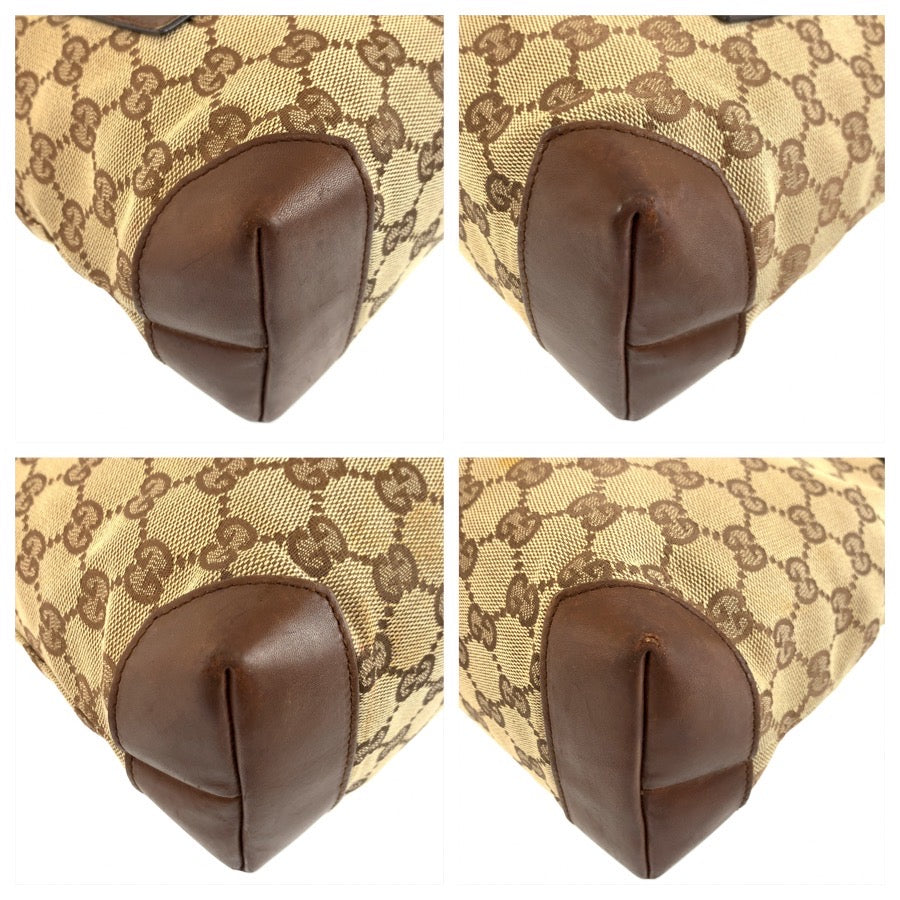 24871
GUCCI グッチ ブラウン ベージュ GGキャンバス / レザー 28893 トートバッグ ショルダーバッグ レディース AB16
