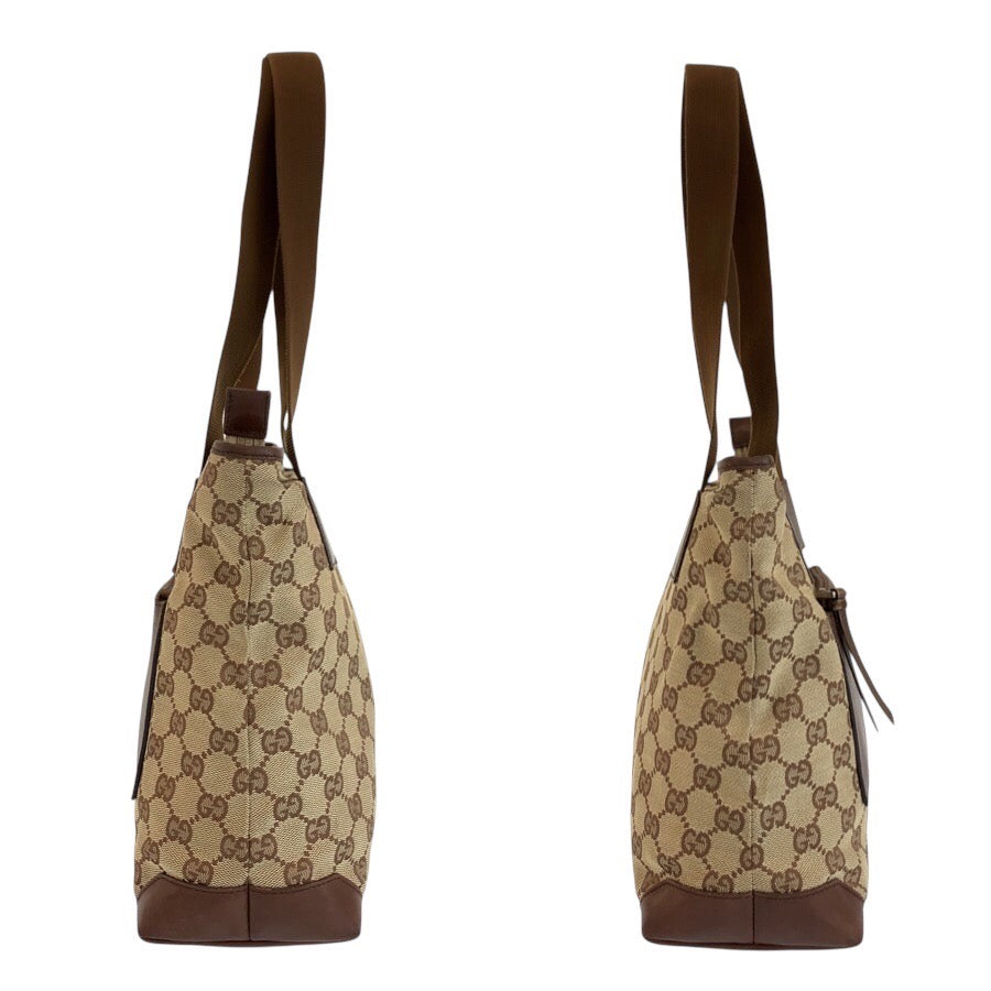 24871
GUCCI グッチ ブラウン ベージュ GGキャンバス / レザー 28893 トートバッグ ショルダーバッグ レディース AB16