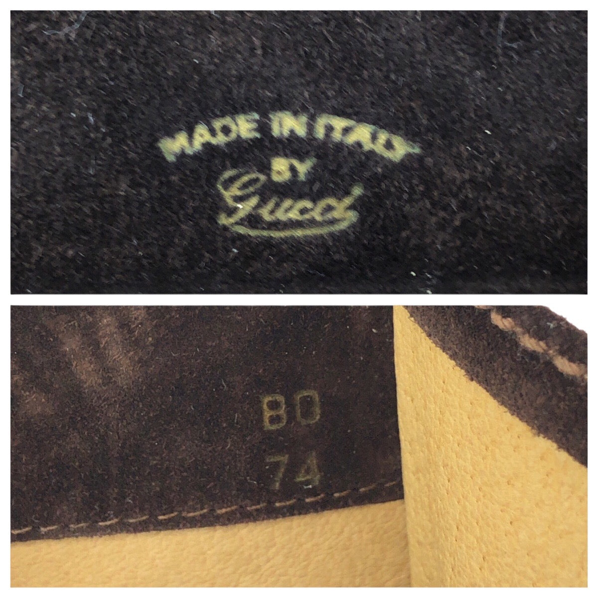24872
GUCCI グッチ ヴィンテージ オールドグッチ ブラウン ゴールド金具 スウェード BO74 ショルダーバッグ レディース AB23