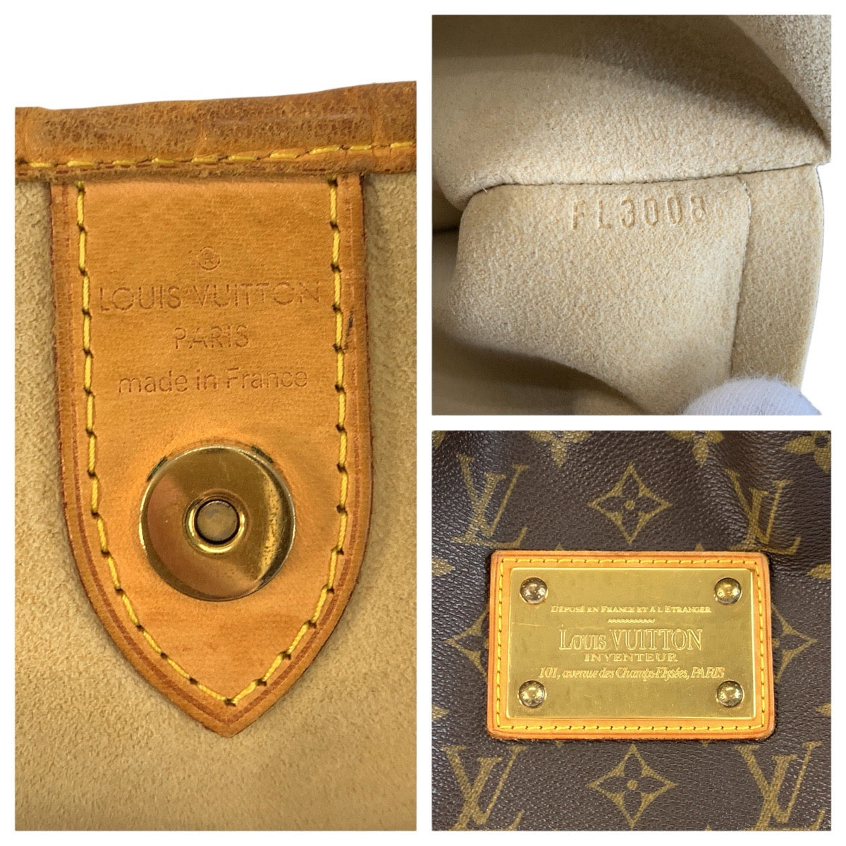 24875
LOUIS VUITTON ルイヴィトン モノグラム ガリエラPM ブラウン ゴールド金具 PVC / レザー M56382 ショルダーバッグ ハンドバッグ レディース AB63