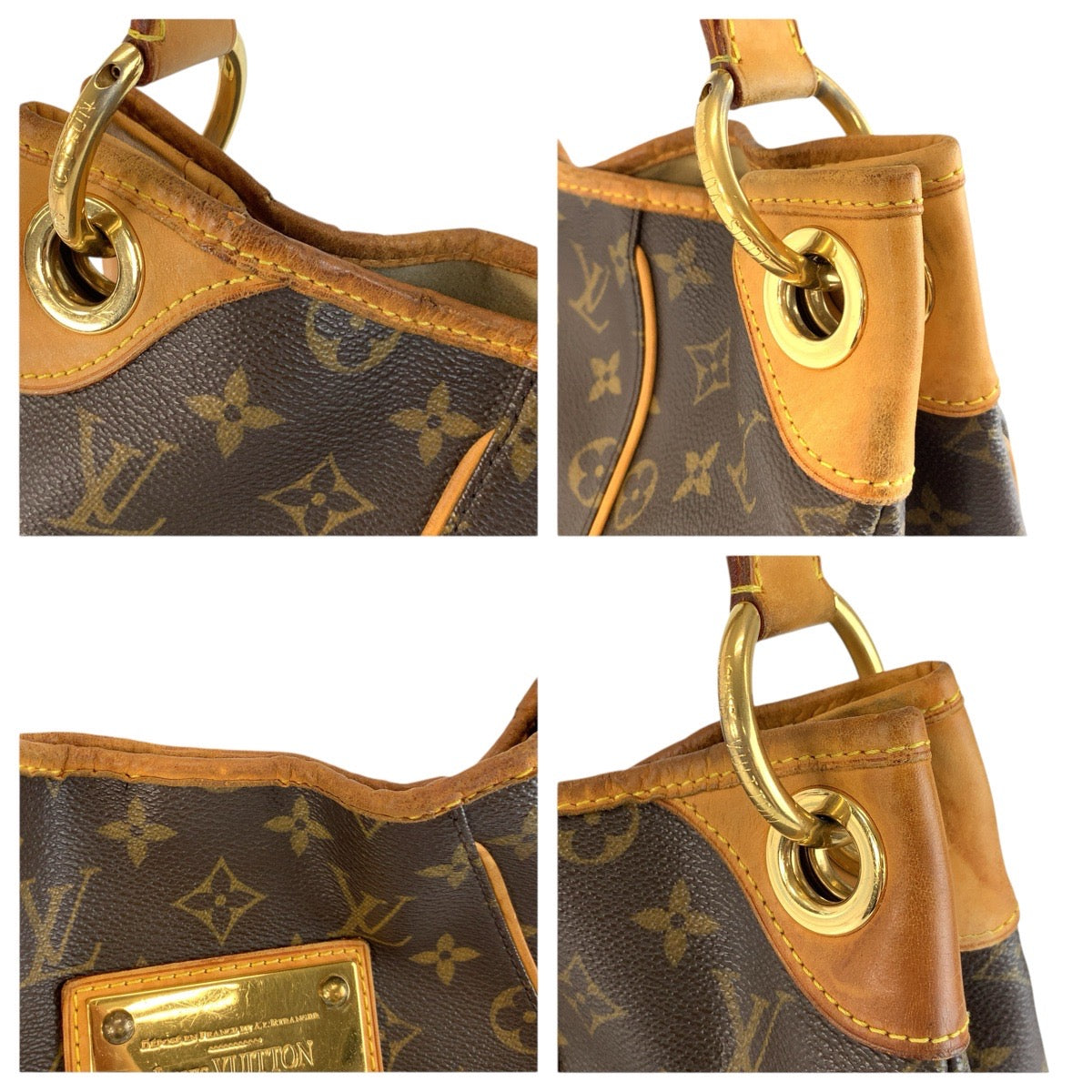 24875
LOUIS VUITTON ルイヴィトン モノグラム ガリエラPM ブラウン ゴールド金具 PVC / レザー M56382 ショルダーバッグ ハンドバッグ レディース AB63
