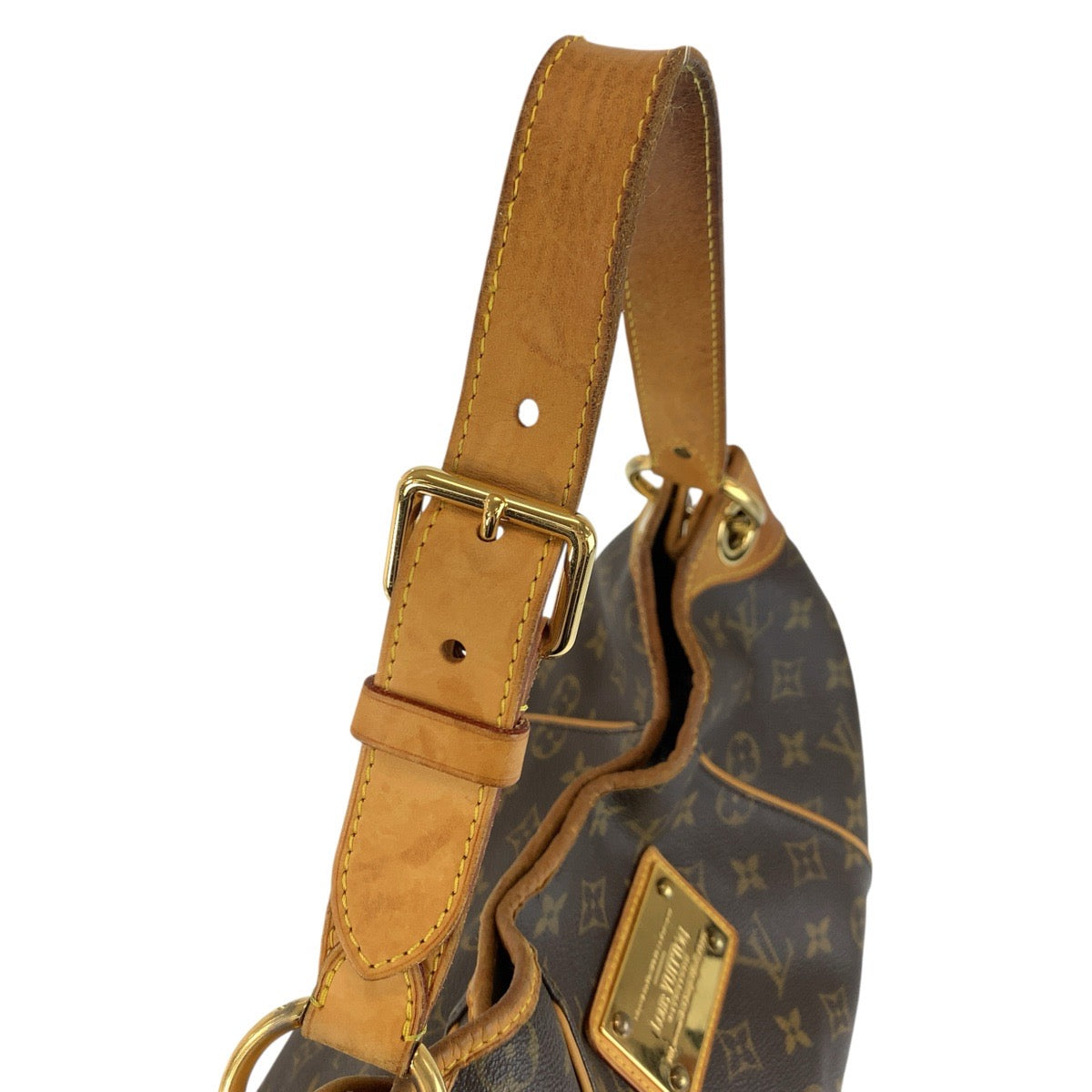 24875
LOUIS VUITTON ルイヴィトン モノグラム ガリエラPM ブラウン ゴールド金具 PVC / レザー M56382 ショルダーバッグ ハンドバッグ レディース AB63