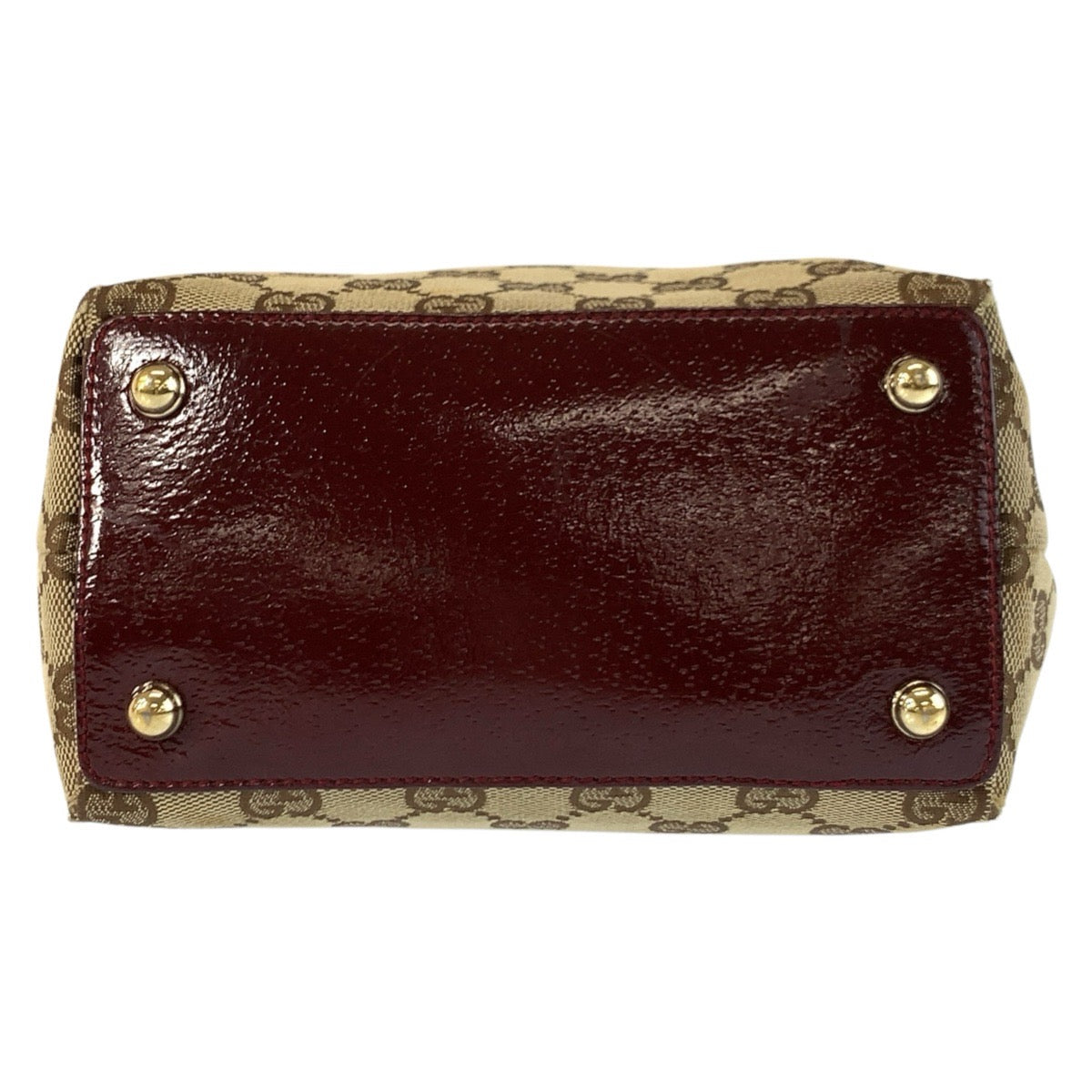 24876
GUCCI グッチ ベージュ ワインレッド ゴールド金具 GGキャンバス / レザー 120840 トートバッグ ショルダーバッグ レディース AB23