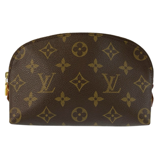 24878
LOUIS VUITTON ルイヴィトン モノグラム ポシェット コスメティックPM ブラウン ゴールド金具 PVC M47515 ポーチ 化粧ポーチ レディース AB30