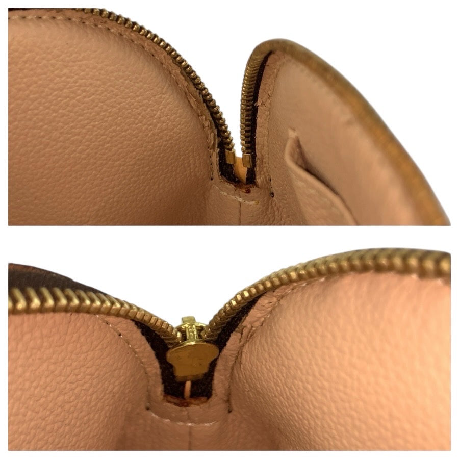 24878
LOUIS VUITTON ルイヴィトン モノグラム ポシェット コスメティックPM ブラウン ゴールド金具 PVC M47515 ポーチ 化粧ポーチ レディース AB30