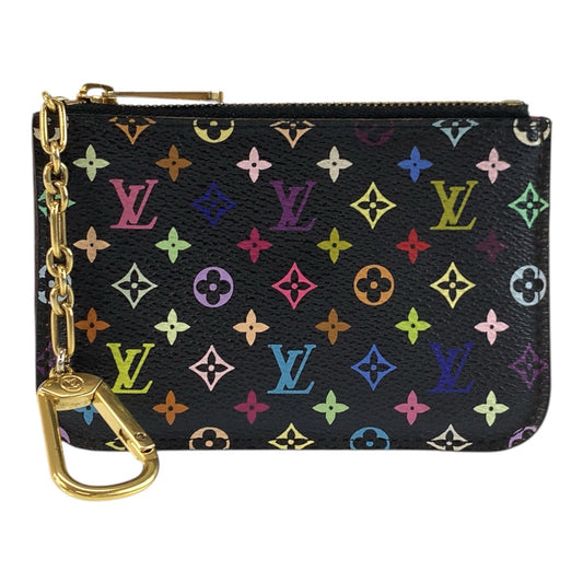 24880
LOUIS VUITTON ルイヴィトン モノグラム マルチカラー ポシェット クレ ノワール ゴールド金具 PVC M93735 コインケース キーリング付き レディース ABP42
