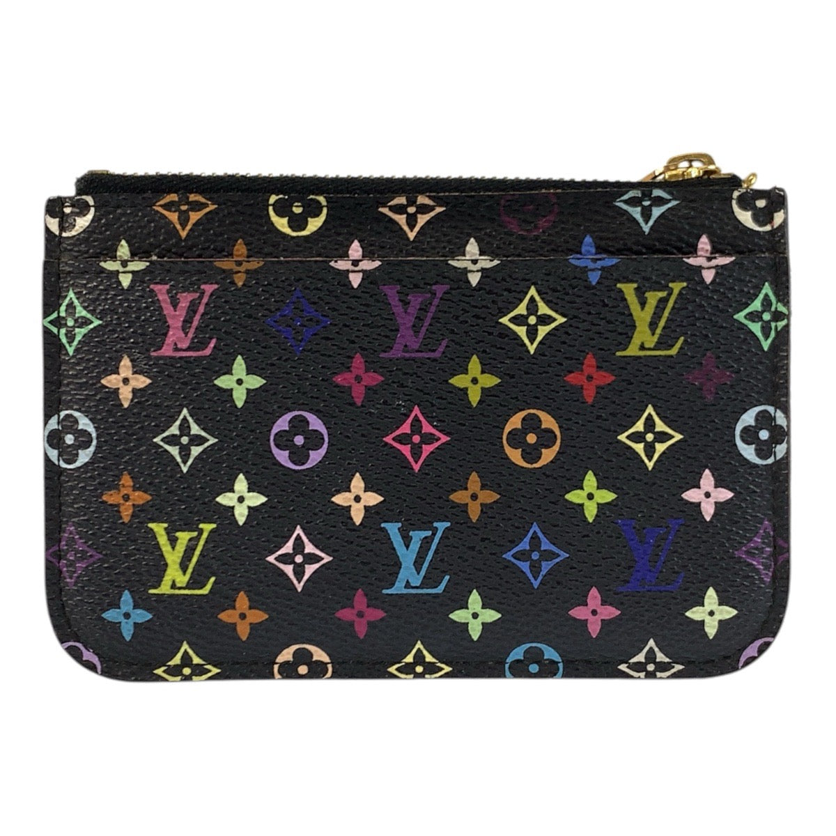 24880
LOUIS VUITTON ルイヴィトン モノグラム マルチカラー ポシェット クレ ノワール ゴールド金具 PVC M93735 コインケース キーリング付き レディース ABP42