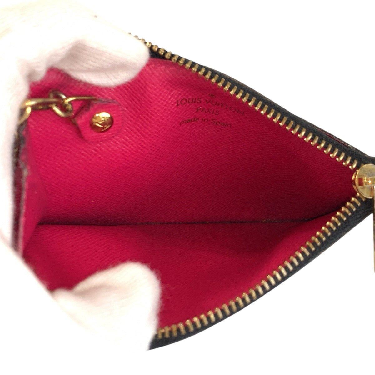24880
LOUIS VUITTON ルイヴィトン モノグラム マルチカラー ポシェット クレ ノワール ゴールド金具 PVC M93735 コインケース キーリング付き レディース ABP42
