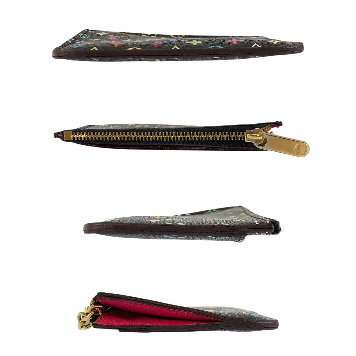 24880
LOUIS VUITTON ルイヴィトン モノグラム マルチカラー ポシェット クレ ノワール ゴールド金具 PVC M93735 コインケース キーリング付き レディース ABP42