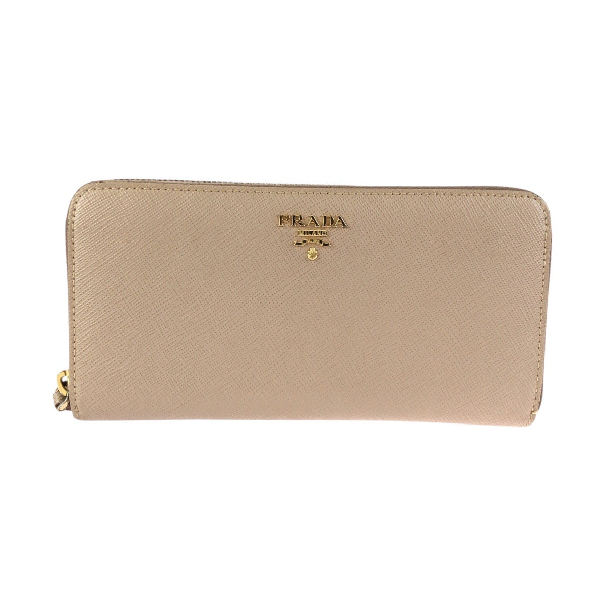 24881
PRADA プラダ サフィアーノ ベージュ ゴールド金具 レザー 長財布 ロングウォレット レディース ABP38