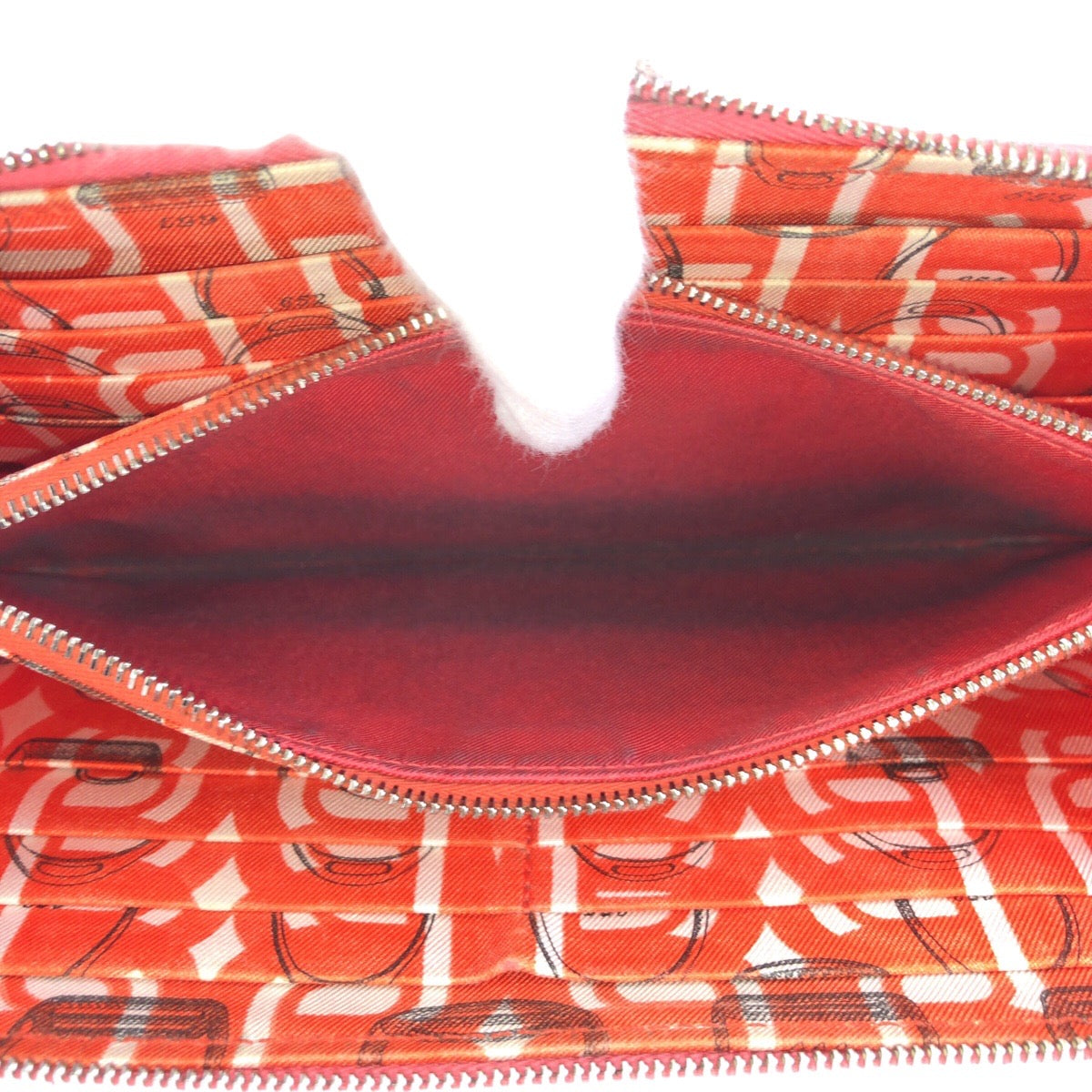 24883
HERMES エルメス アザップロング シルクイン ローズアザレ ピンク シルバー金具 ヴォーエプソン 長財布 ラウンドファスナー X刻印 レディース AB38