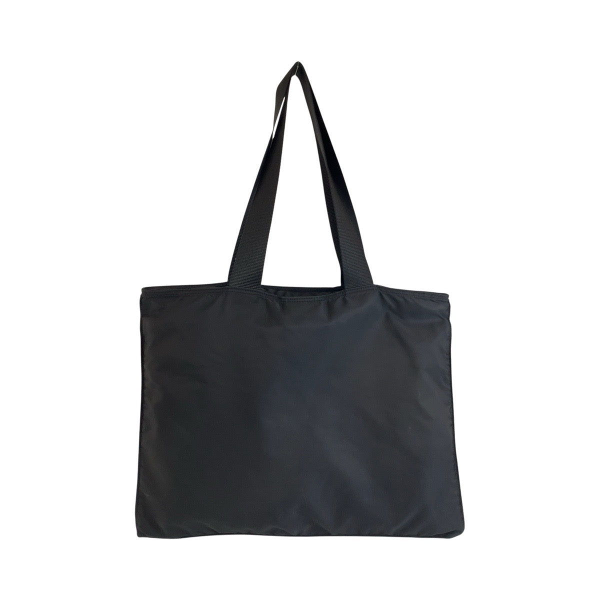 24888
PRADA プラダ テスート 三角ロゴプレート ブラック 黒 シルバー金具 ナイロン / レザー トートバッグ ショルダーバッグ レディース ABP35